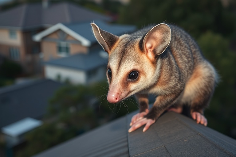 Possum in Frankston residential area