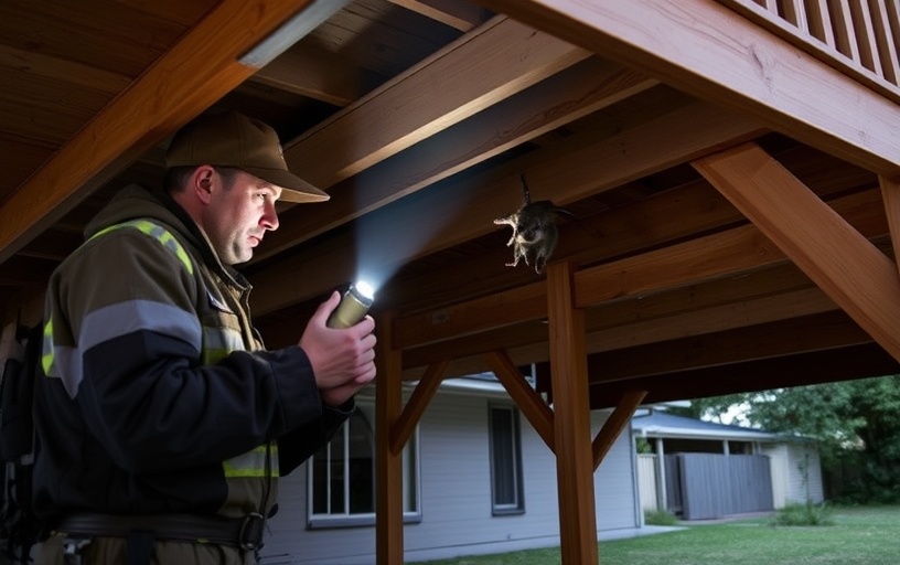 Under Deck Possum Removal in Frankston